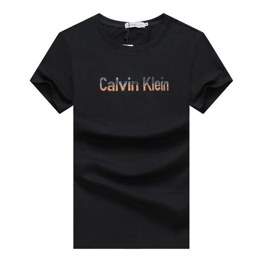 Ck Essential Organic Cotton Script Front Logo-Black - Obeezi.com