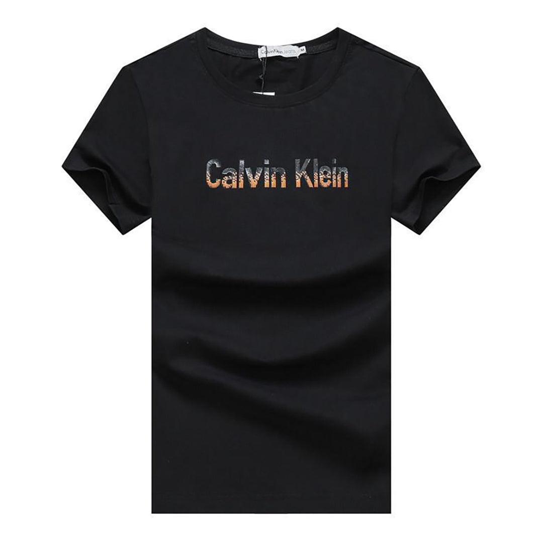 Ck Essential Organic Cotton Script Front Logo-Black - Obeezi.com