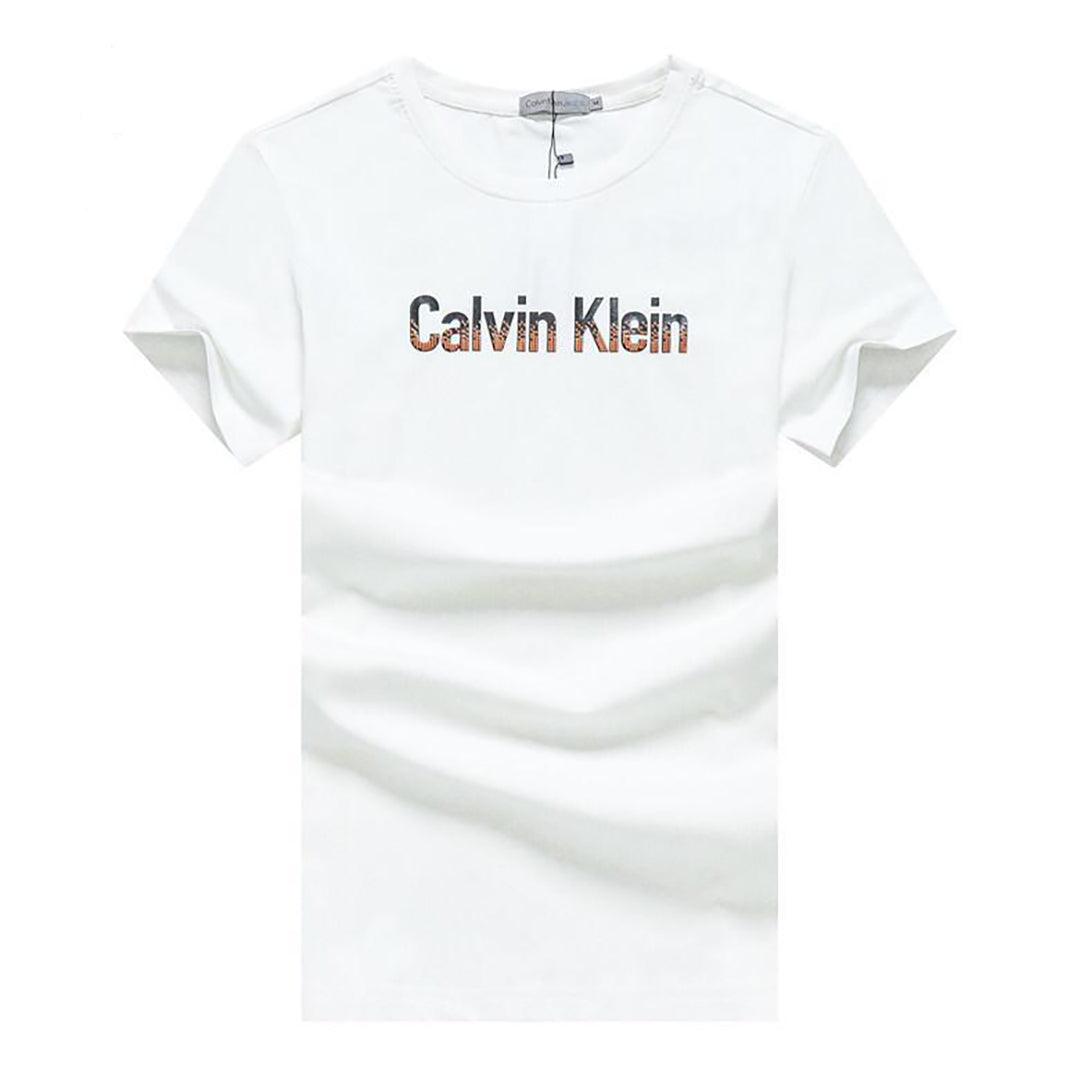 Ck Essential Organic Cotton Script Front Logo-White - Obeezi.com