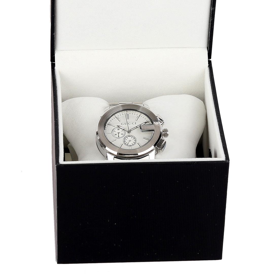 Classic Chronograph Silver Steel Watch - Obeezi.com