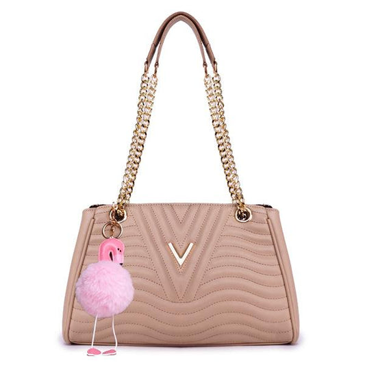 Classical Design Genuine Woman Khaki Leather flower Bags - Obeezi.com