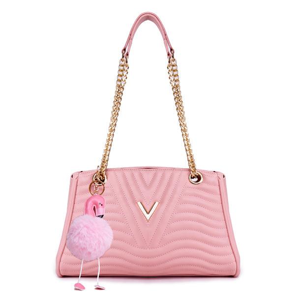 Classical Design Genuine Woman Pink Leather flower Bags - Obeezi.com
