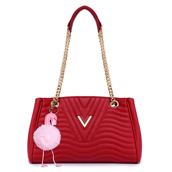 Classical Design Genuine Woman Red Leather flower Bags - Obeezi.com