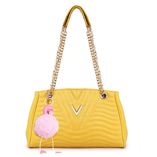 Classical Design Genuine Woman Yellow Leather flower Bags - Obeezi.com