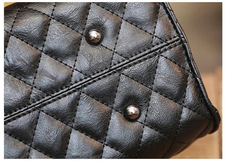 Classical Design Women European Tote Style Handbags Black - Obeezi.com