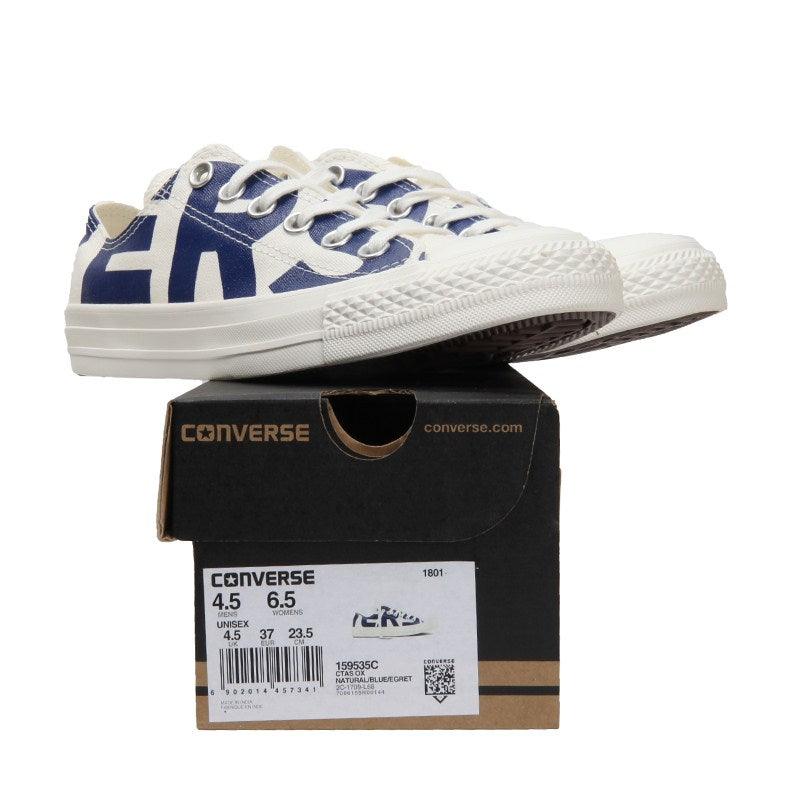 Converse All Star Ctas Ox Blu/Wht Sneaker - Obeezi