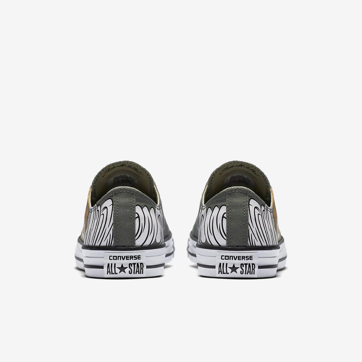 Converse All Star Looney Tunes Cartoon Army Green Sneaker - Obeezi