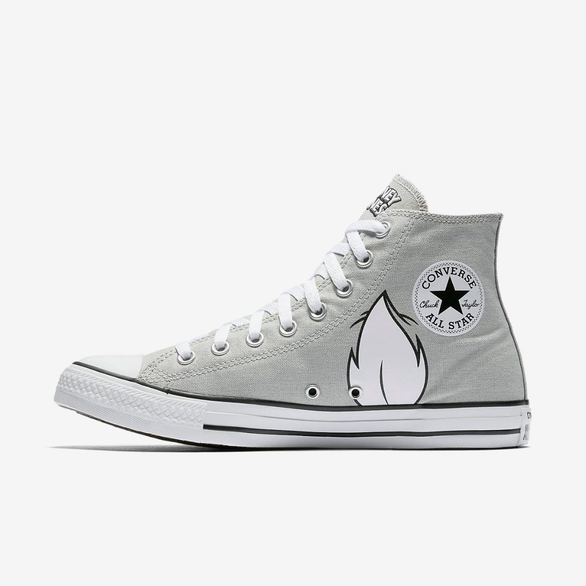 Converse All Star Looney Tunes Cartoon Hightop Grey Sneaker - Obeezi