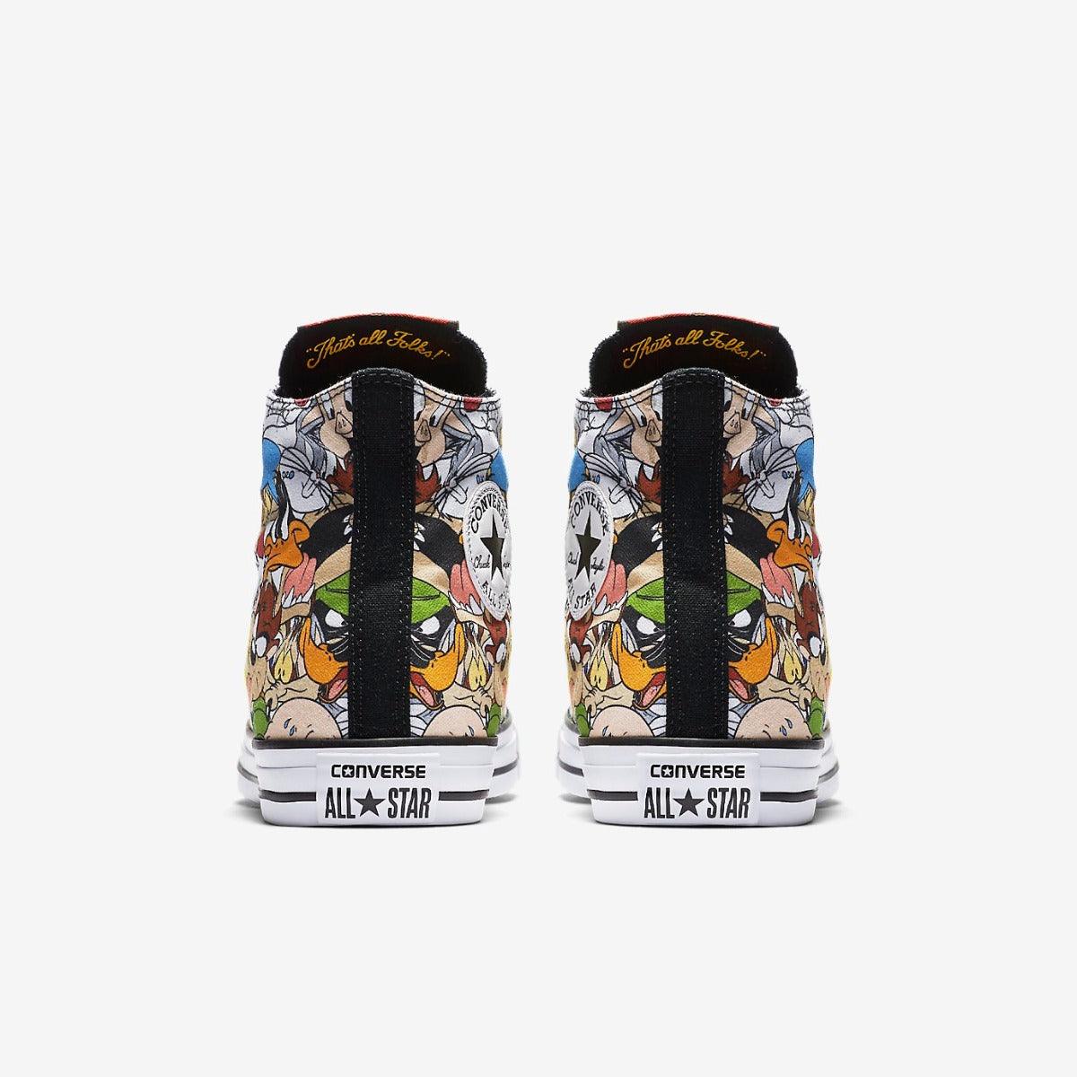 Converse All Star Looney Tunes Cartoon Hightop Sneaker Multicolor - Obeezi