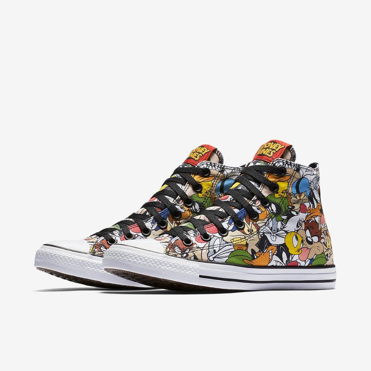 Converse All Star Looney Tunes Cartoon Hightop Sneaker Multicolor - Obeezi