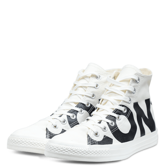 Converse All Star Looney Tunes Cartoon Hightop White Black Sneaker - Obeezi