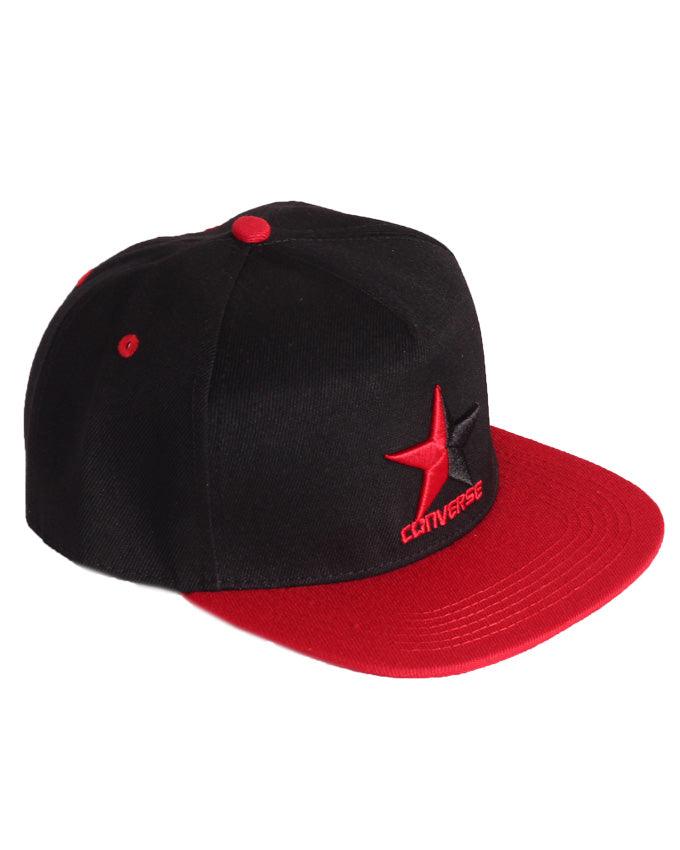 Converse Tip Off Baseball Adjustable Cap Black Red - Obeezi.com