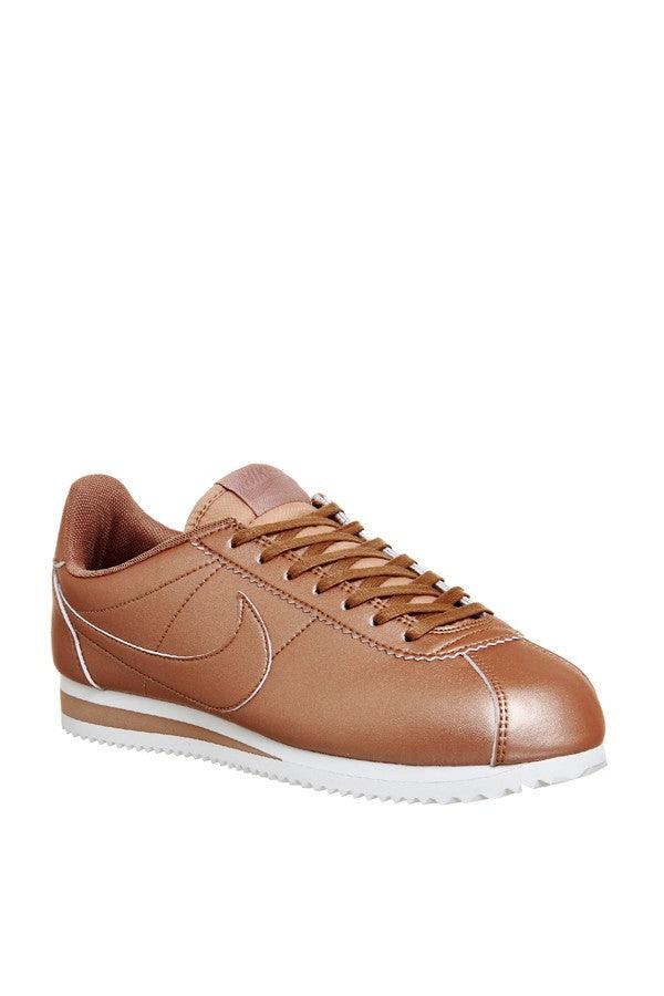 Cortez Metallic Rose Gold Sneakers - Obeezi