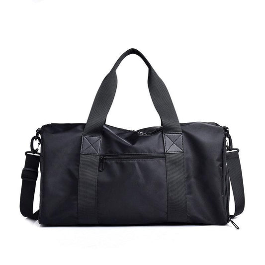 Crossbody Multi Pocket Water Resistant Large Capacity Luggage Black Bag - Obeezi.com