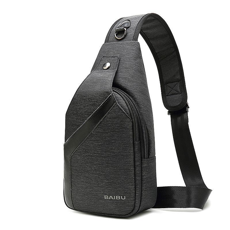 CrossBody Smart Waterproof Single Strap Black Bag - Obeezi.com