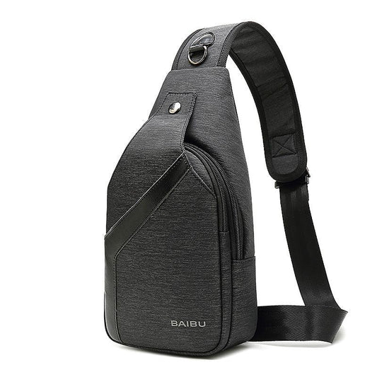 CrossBody Smart Waterproof Single Strap Black Bag - Obeezi.com