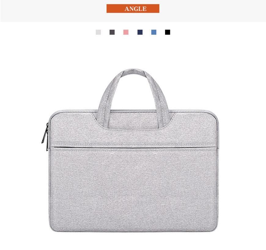 Custom Logo Waterproof Business Computer Laptop Bag Sleeve-Ash - Obeezi.com