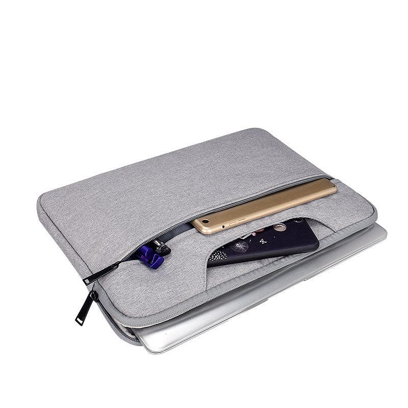 Custom Logo Waterproof Business Computer Laptop Bag Sleeve-Ash - Obeezi.com