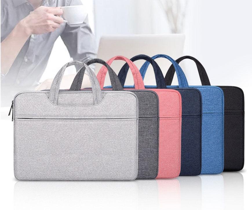 Custom Logo Waterproof Business Computer Laptop Bag Sleeve-Ash - Obeezi.com