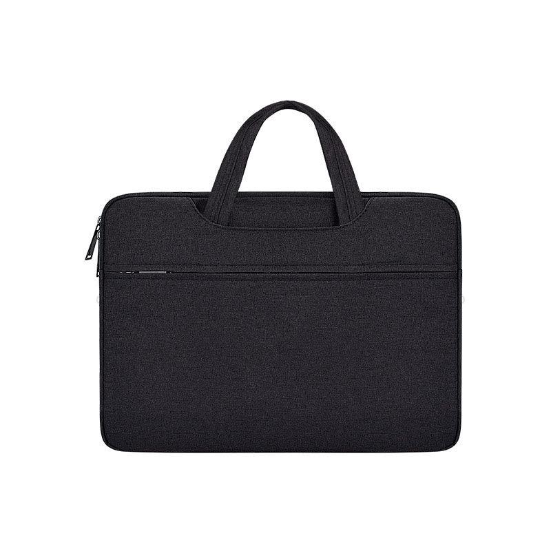 Custom Logo Waterproof Business Computer Laptop Bag Sleeve-Black - Obeezi.com