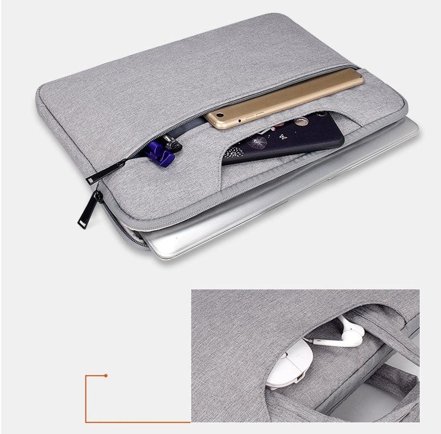 Custom Logo Waterproof Business Computer Laptop Bag Sleeve-Black - Obeezi.com