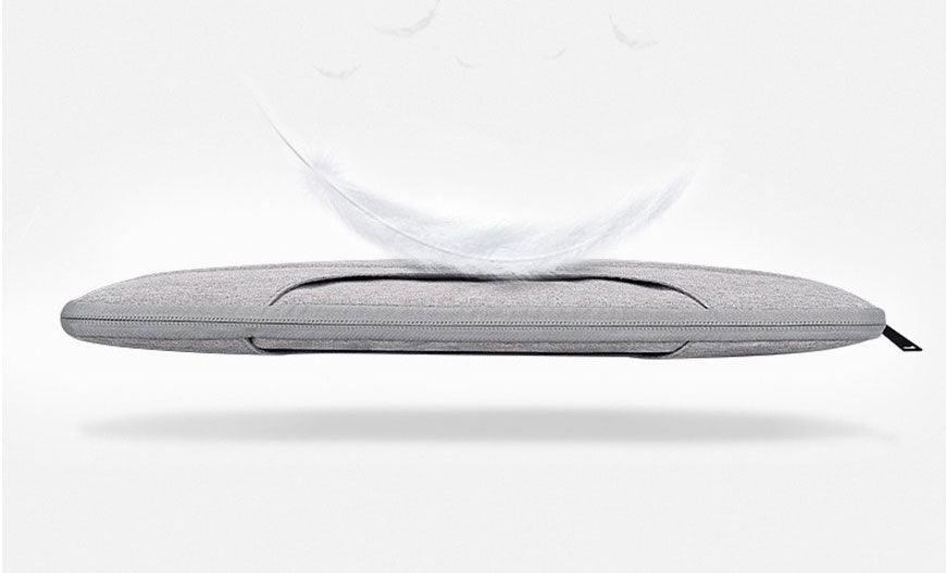 Custom Logo Waterproof Business Computer Laptop Bag Sleeve-Grey - Obeezi.com