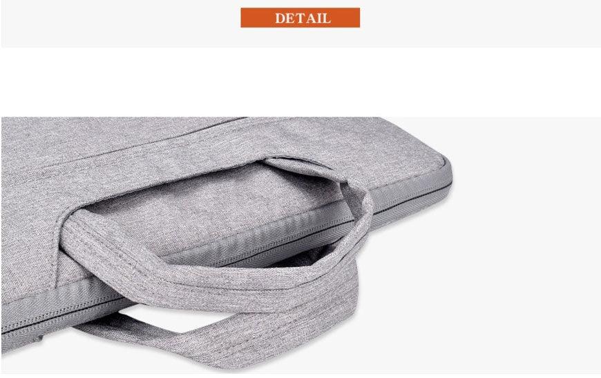 Custom Logo Waterproof Business Computer Laptop Bag Sleeve-Grey - Obeezi.com