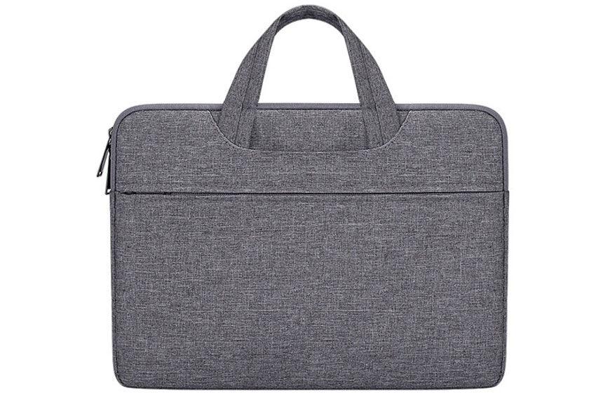 Custom Logo Waterproof Business Computer Laptop Bag Sleeve-Grey - Obeezi.com
