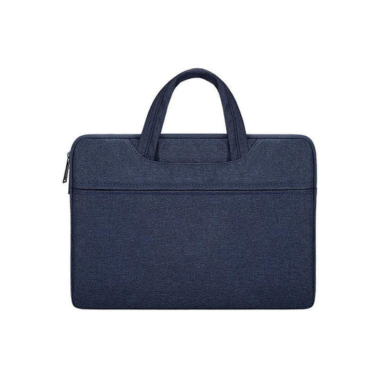 Custom Logo Waterproof Business Computer Laptop Bag Sleeve-Navy Blue - Obeezi.com