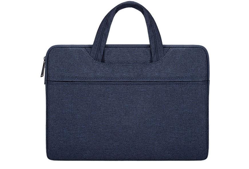 Custom Logo Waterproof Business Computer Laptop Bag Sleeve-Navy Blue - Obeezi.com