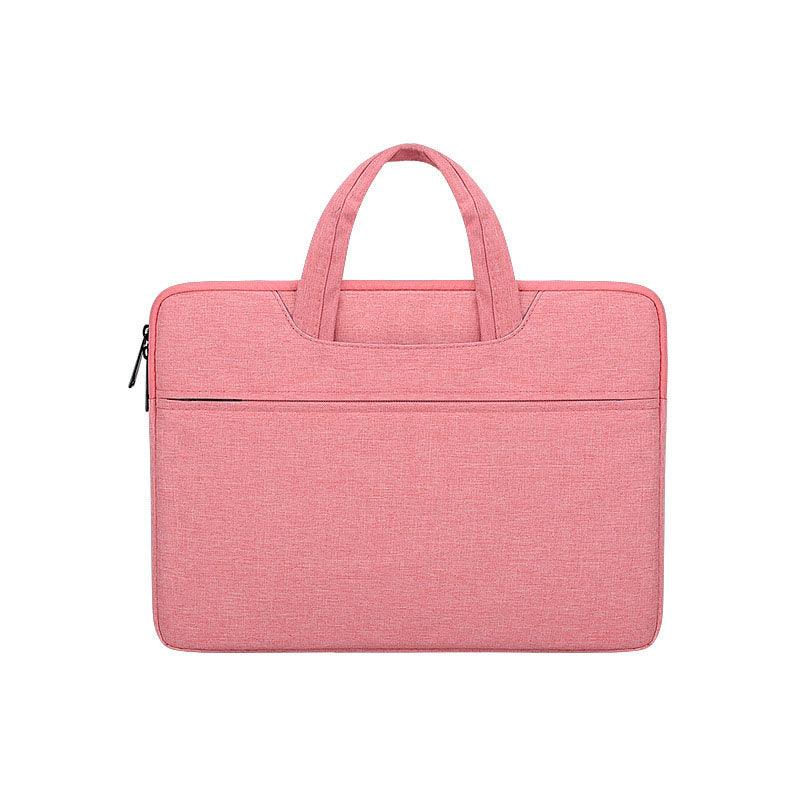 Custom Logo Waterproof Business Computer Laptop Bag Sleeve-Pink - Obeezi.com