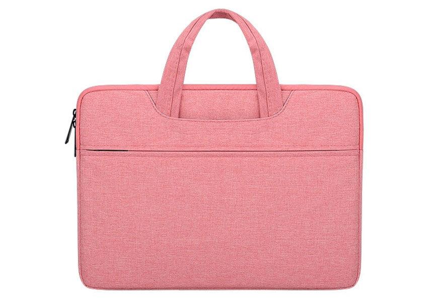 Custom Logo Waterproof Business Computer Laptop Bag Sleeve-Pink - Obeezi.com