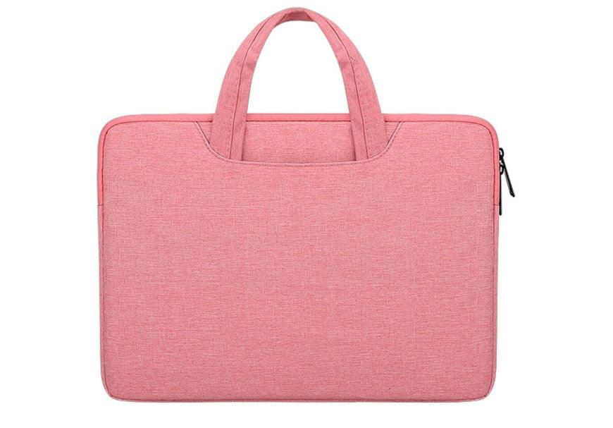 Custom Logo Waterproof Business Computer Laptop Bag Sleeve-Pink - Obeezi.com