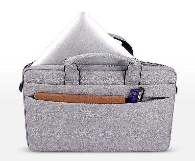 Custom Waterproof Business laptop Case sleeve Office Bag -Grey - Obeezi.com