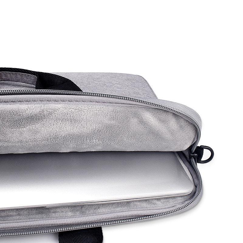 Custom Waterproof Business laptop Case sleeve Office Bag -Grey - Obeezi.com