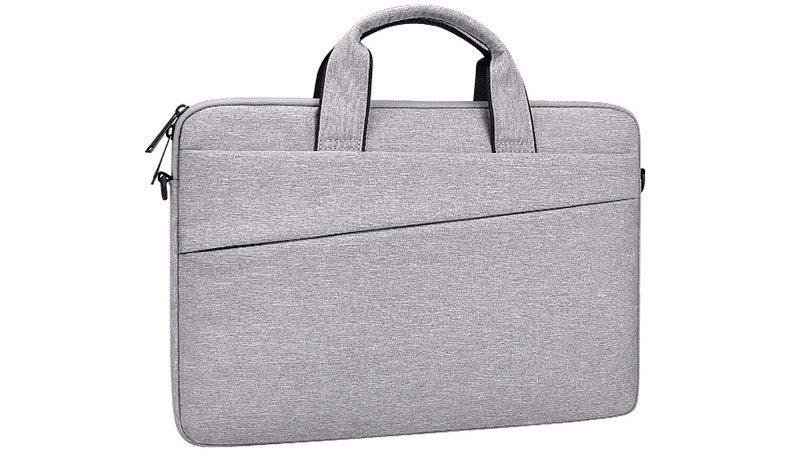 Custom Waterproof Business laptop Case sleeve Office Bag -Grey - Obeezi.com