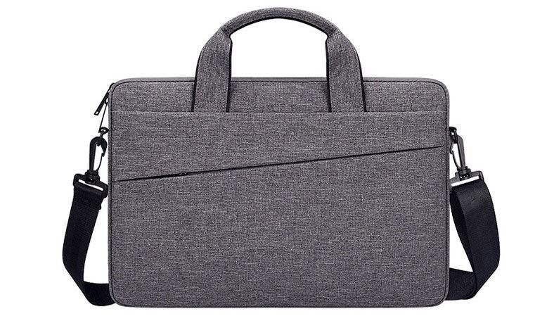 Custom Waterproof Business laptop Case sleeve Office Bag -Grey - Obeezi.com
