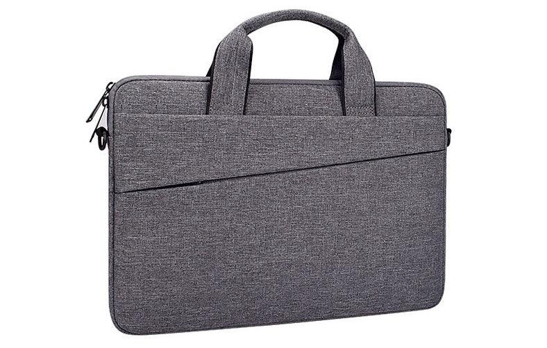 Custom Waterproof Business laptop Case sleeve Office Bag -Grey - Obeezi.com
