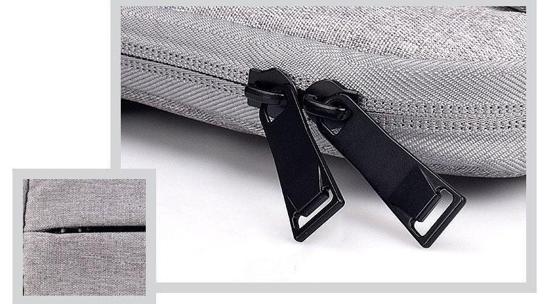 Custom Waterproof Business laptop Case sleeve Office Bag -Navy Blue - Obeezi.com