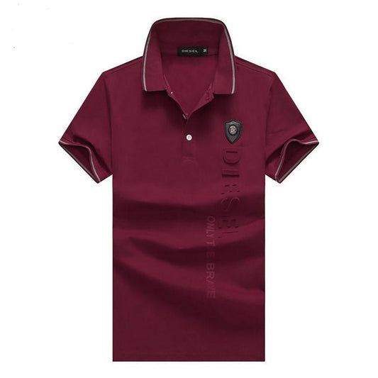 D-Brave Stretch Cotton Piquet Polo- Red - Obeezi.com