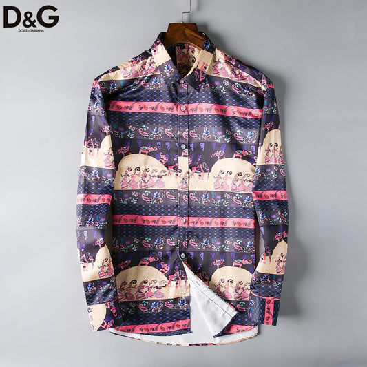 D&G Vintage Multicoloured Designers Shirt - Obeezi