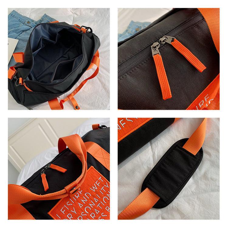 Design Large Capacity Crossbody Shoulder Bag-Black - Obeezi.com