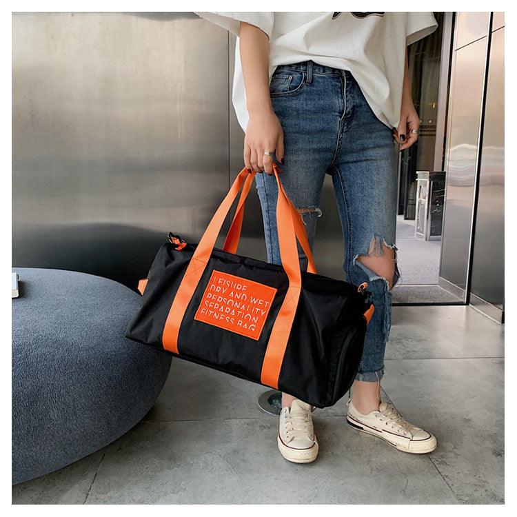 Design Large Capacity Crossbody Shoulder Bag-Orange - Obeezi.com