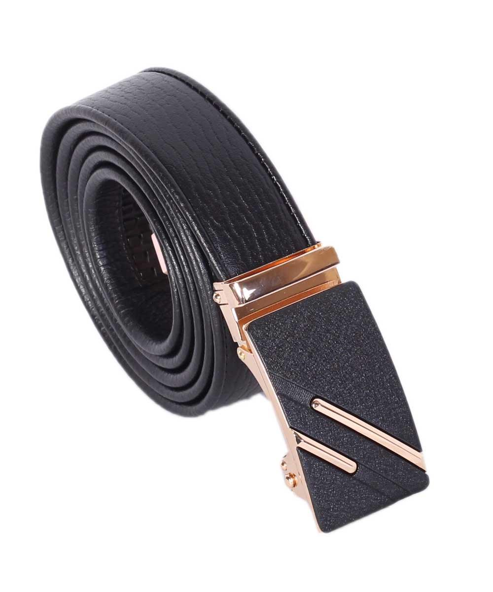 Designer casual Automatic Black Buckle Men's Belt - Obeezi.com