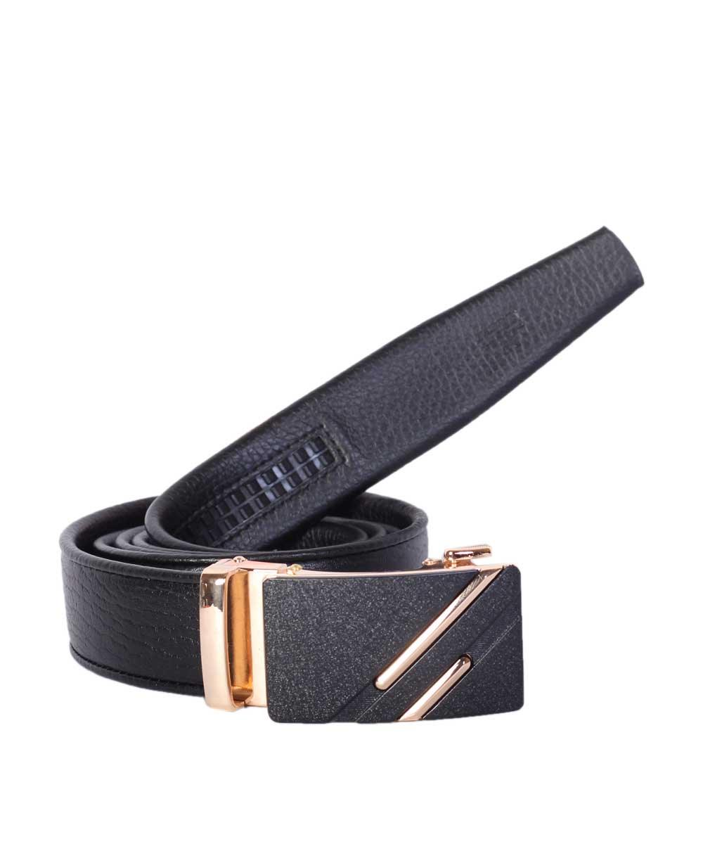 Designer casual Automatic Black Buckle Men's Belt - Obeezi.com