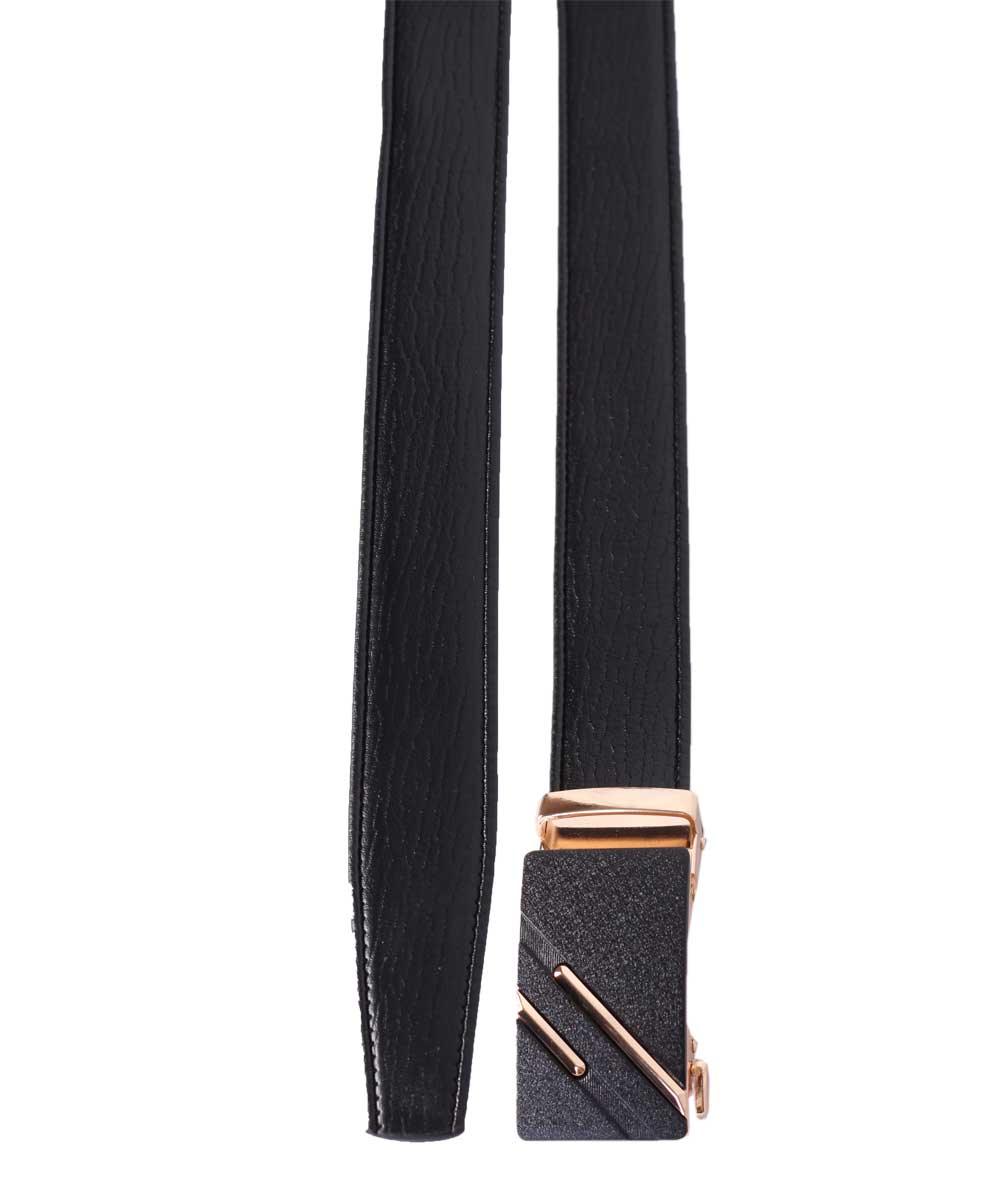 Designer casual Automatic Black Buckle Men's Belt - Obeezi.com