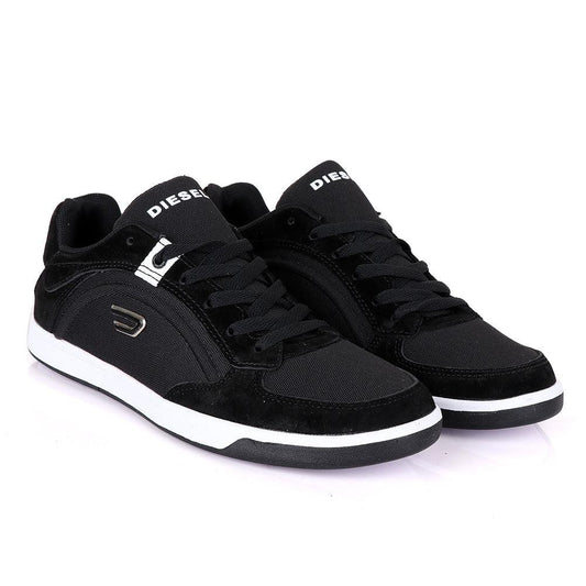 Diesel Classic foot Men's Flat Black sneakers - Obeezi