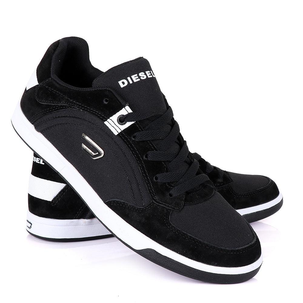 Diesel Classic foot Men's Flat Black sneakers - Obeezi