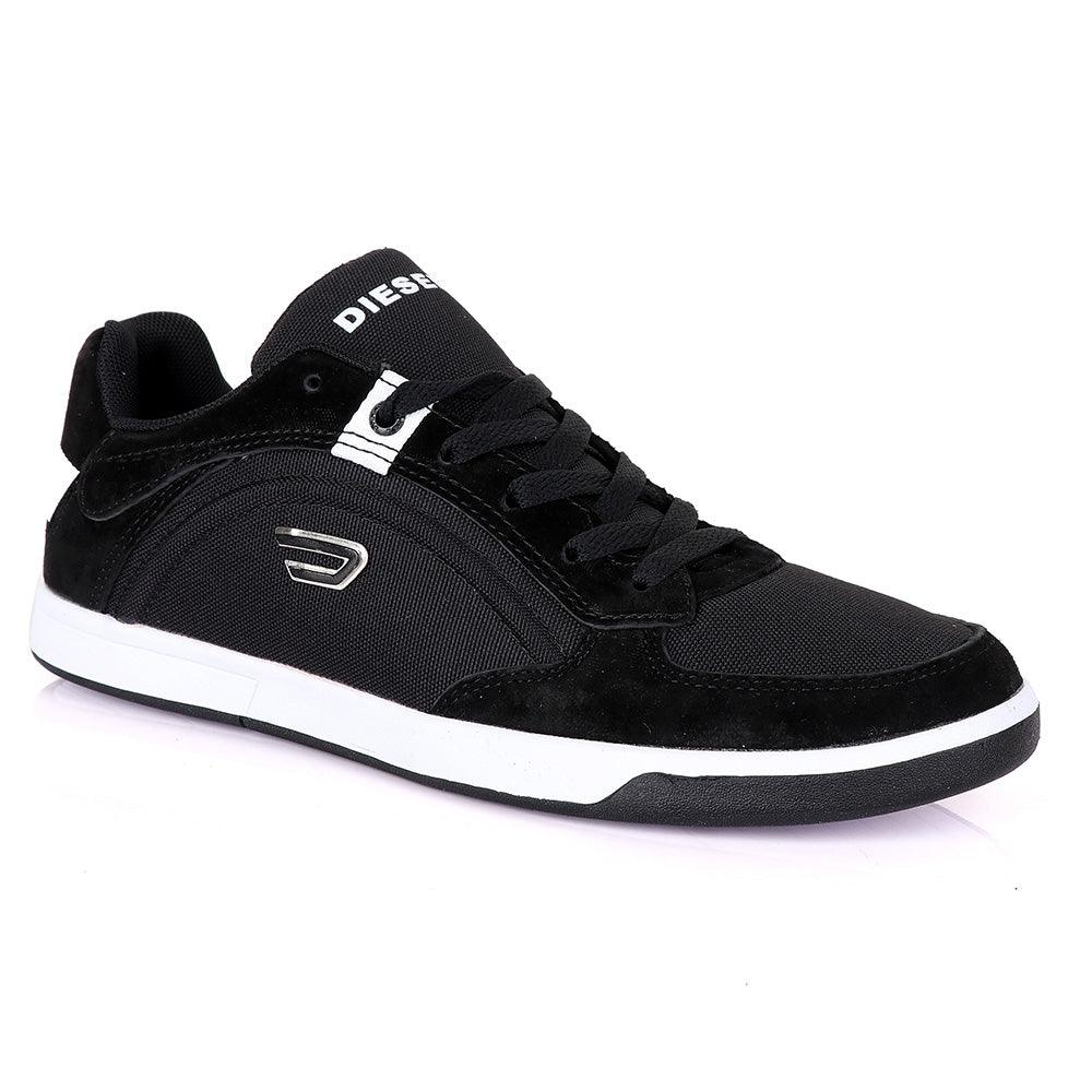 Diesel Classic foot Men's Flat Black sneakers - Obeezi