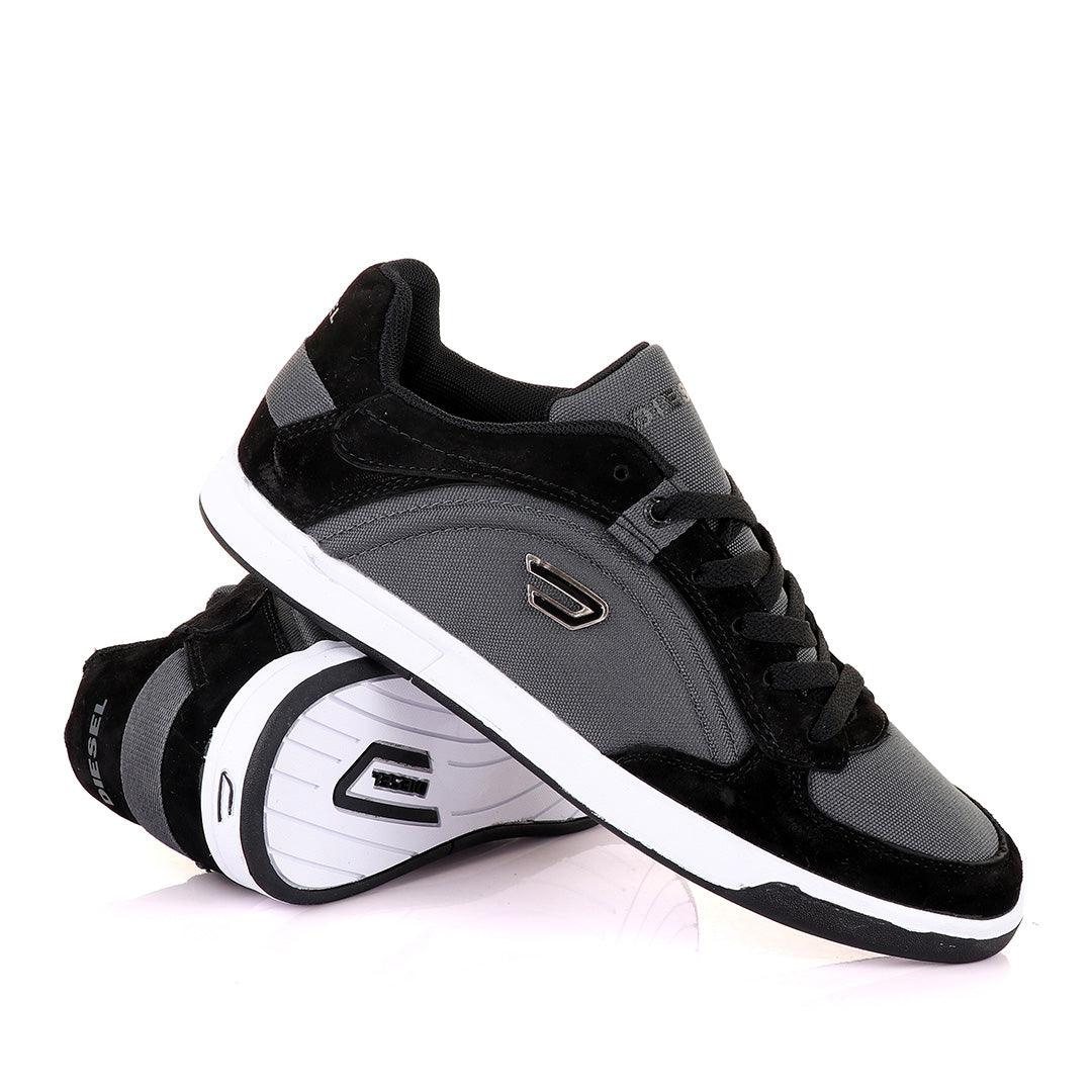 Diesel Classic foot Men's Flat Shade of Green and Black SNEAKERS - Obeezi